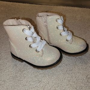 Cat & Jack Gold Sparkle Boots